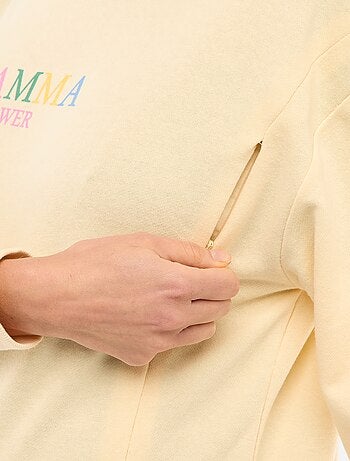 Sudadera de lactancia