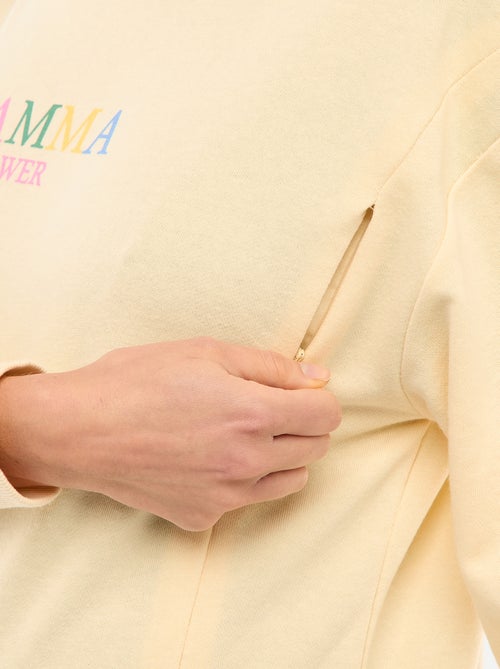 Sudadera de lactancia - Kiabi