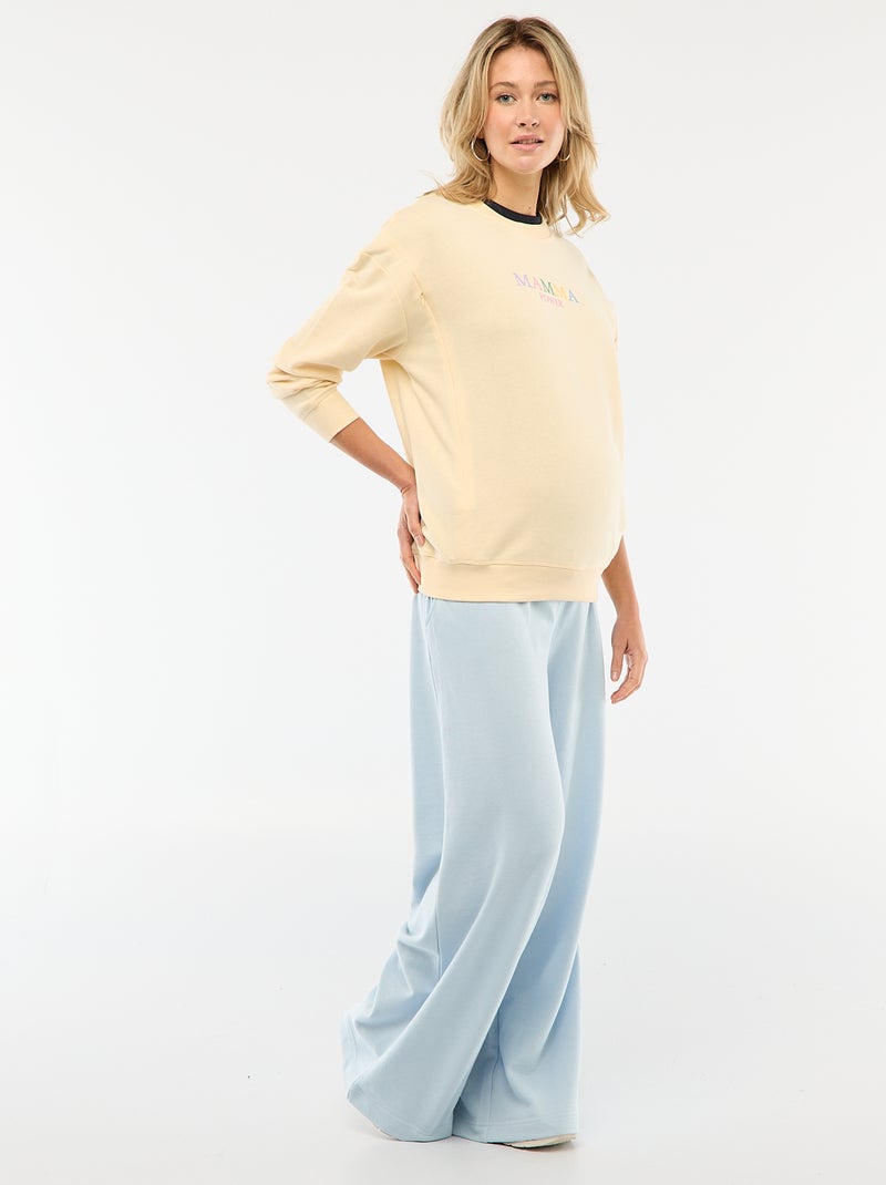 Sudadera de lactancia Amarillo - Kiabi