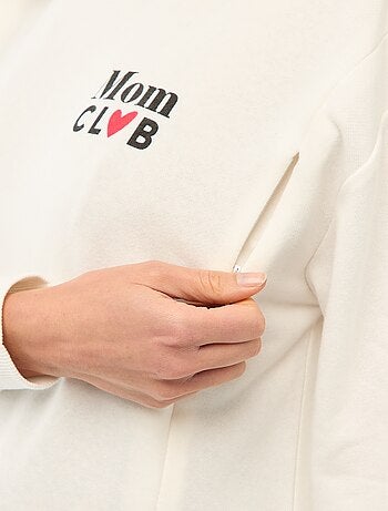 Sudadera de lactancia