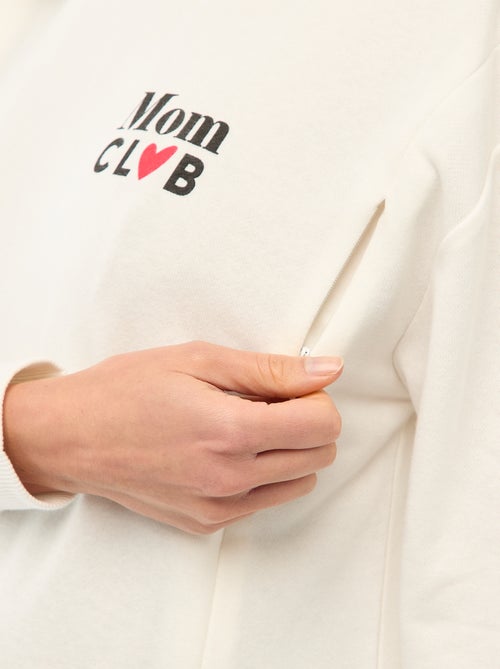 Sudadera de lactancia - Kiabi