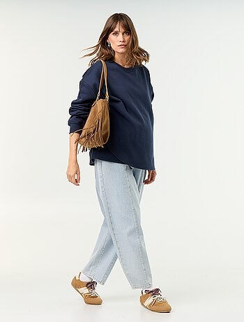 Sudadera de lactancia con abertura cruzada