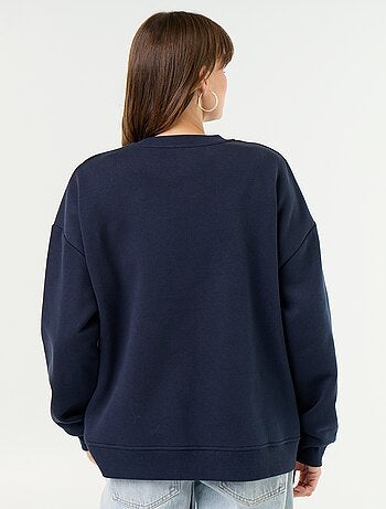 Sudadera de lactancia con abertura cruzada