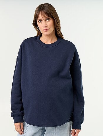 Sudadera de lactancia con abertura cruzada