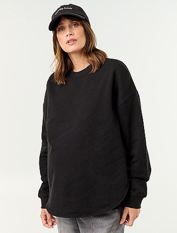 Sudadera de lactancia con abertura cruzada