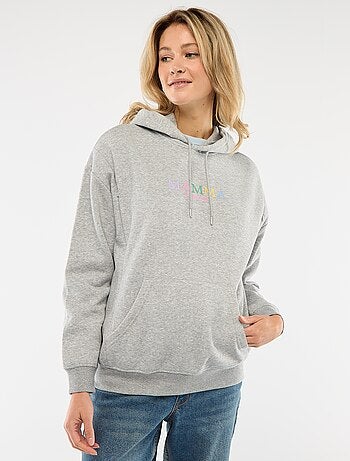 Sudadera de lactancia con capucha