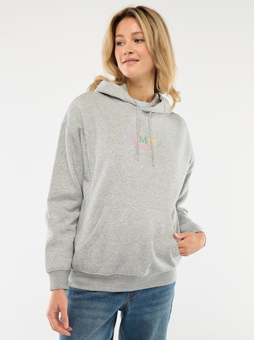 Sudadera de lactancia con capucha - Kiabi