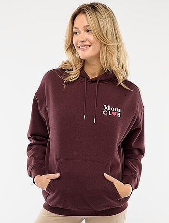 Sudadera de lactancia con capucha