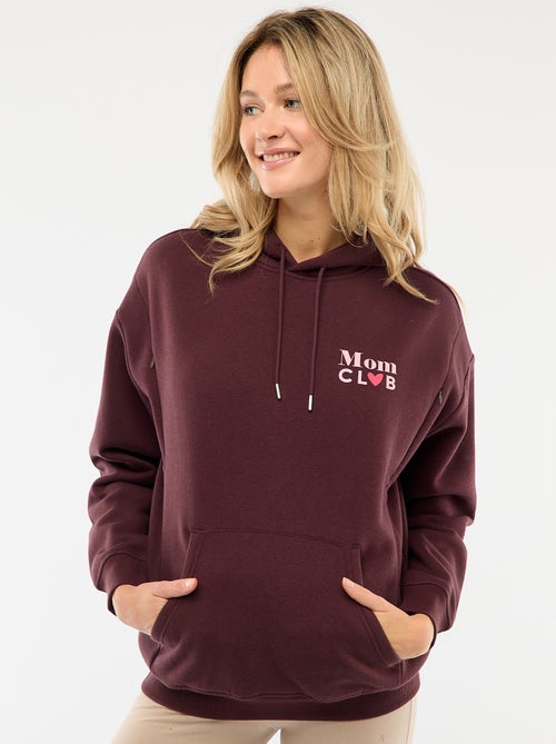 Sudadera de lactancia con capucha - Kiabi