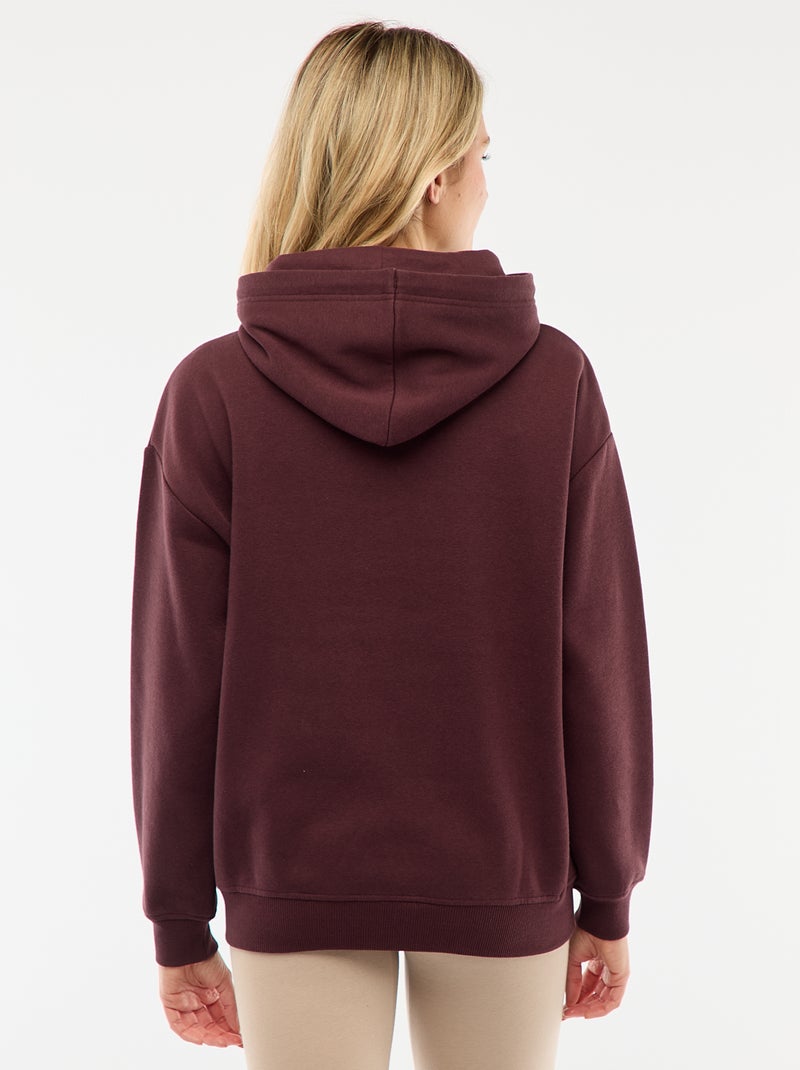Sudadera de lactancia con capucha Purpura - Kiabi