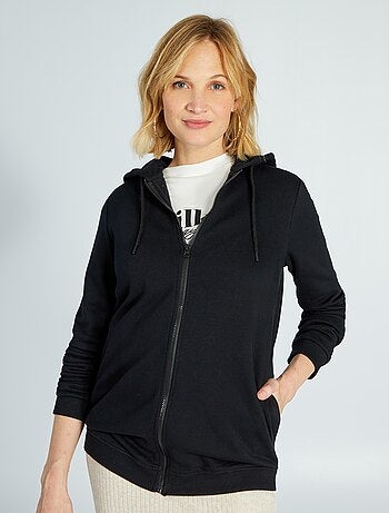 Sudadera de lactancia con cremallera y capucha