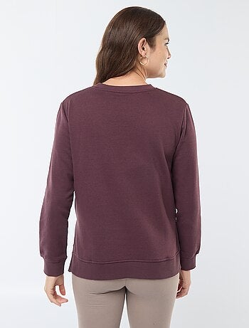 Sudadera de lactancia con mensaje