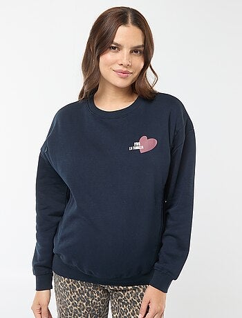 Sudadera de lactancia de felpa