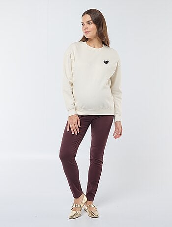 Sudadera de lactancia de felpa