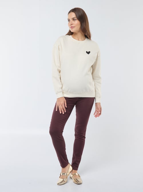 Sudadera de lactancia de felpa - Kiabi