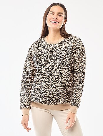 Sudadera de lactancia de felpa