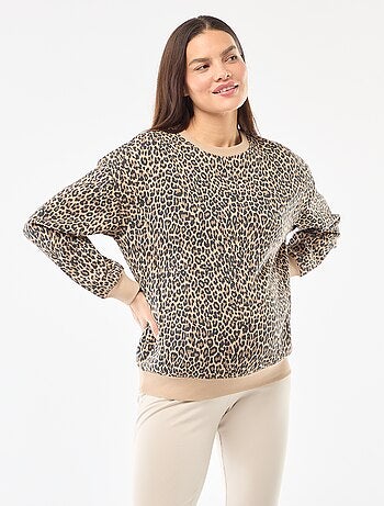 Sudadera de lactancia de felpa