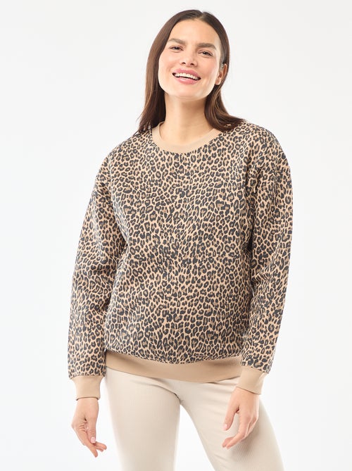 Sudadera de lactancia de felpa - Kiabi