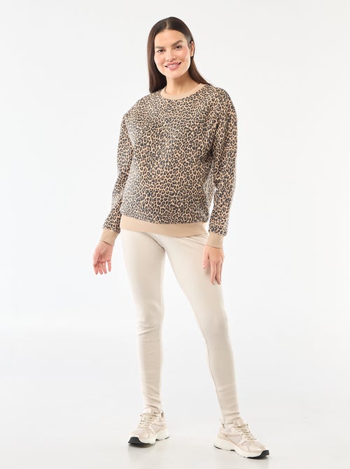 Sudadera de lactancia de felpa - Kiabi