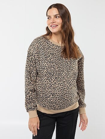 Sudadera de lactancia de felpa