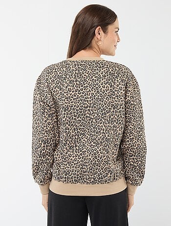 Sudadera de lactancia de felpa