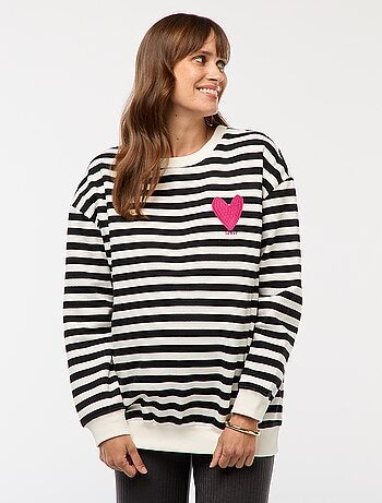 Sudadera de lactancia de felpa