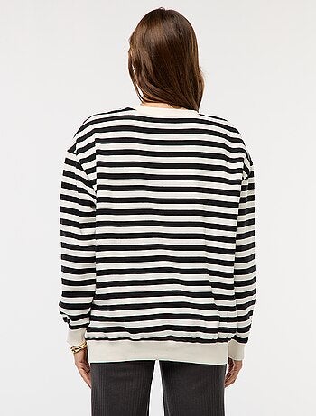 Sudadera de lactancia de felpa