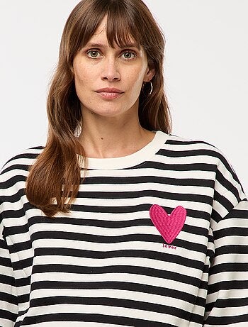 Sudadera de lactancia de felpa