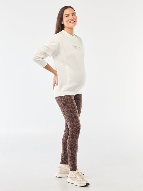 Sudadera de lactancia de felpa - Kiabi