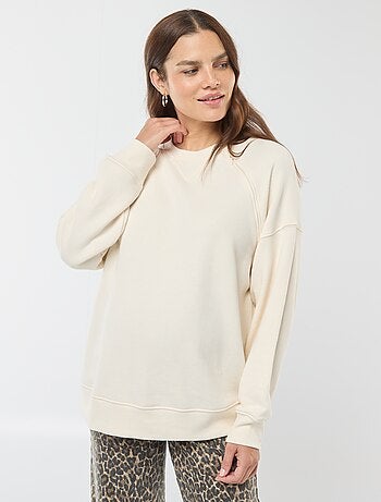 Sudadera de lactancia de felpa
