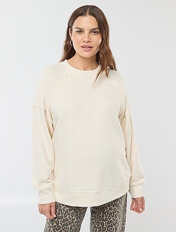 Sudadera de lactancia de felpa