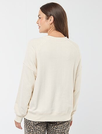 Sudadera de lactancia de felpa