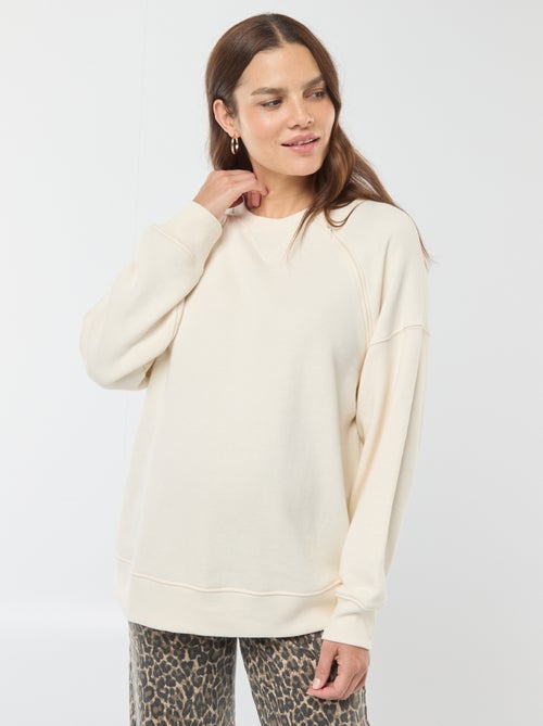 Sudadera de lactancia de felpa - Kiabi