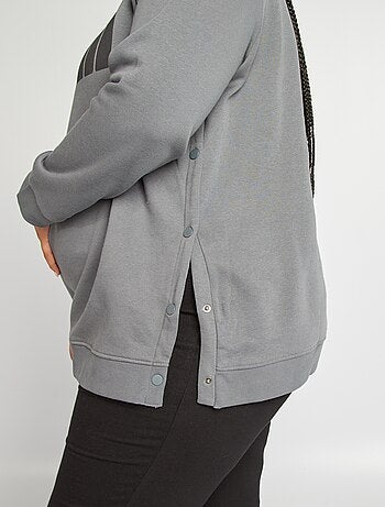 Sudadera de lactancia de felpa