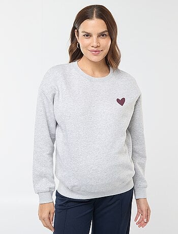 Sudadera de lactancia de felpa