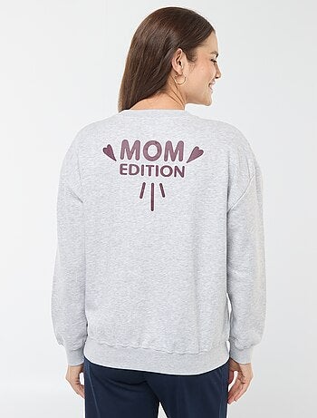 Sudadera de lactancia de felpa