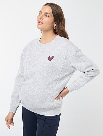Sudadera de lactancia de felpa
