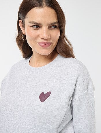 Sudadera de lactancia de felpa