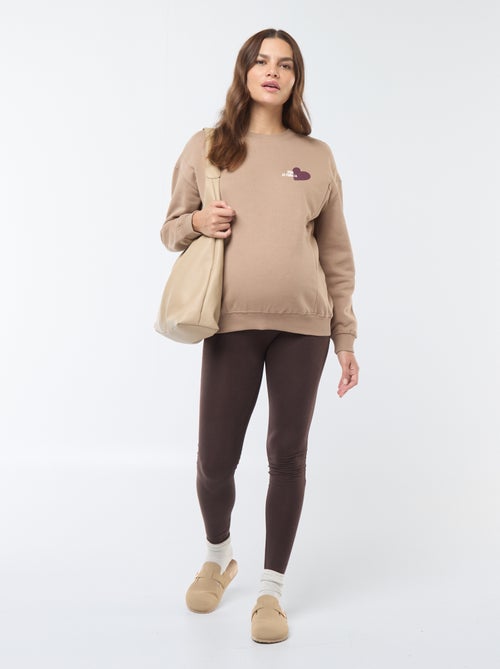 Sudadera de lactancia de felpa - Kiabi