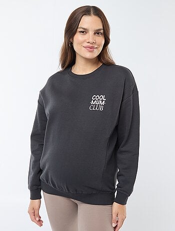 Sudadera de lactancia de felpa