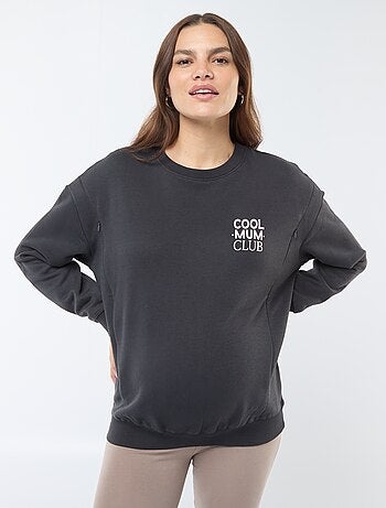 Sudadera de lactancia de felpa