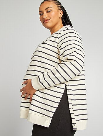 Sudadera de lactancia de felpa
