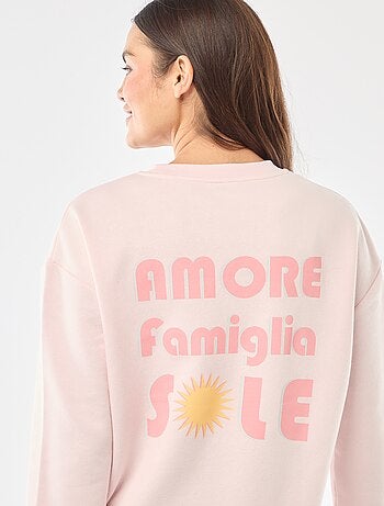 Sudadera de lactancia de felpa
