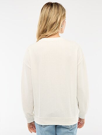 Sudadera de lactancia en felpa