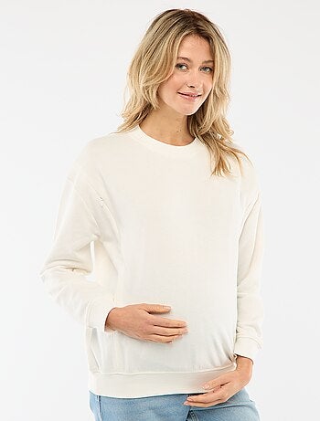Sudadera de lactancia en felpa