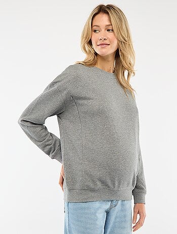 Sudadera de lactancia en felpa