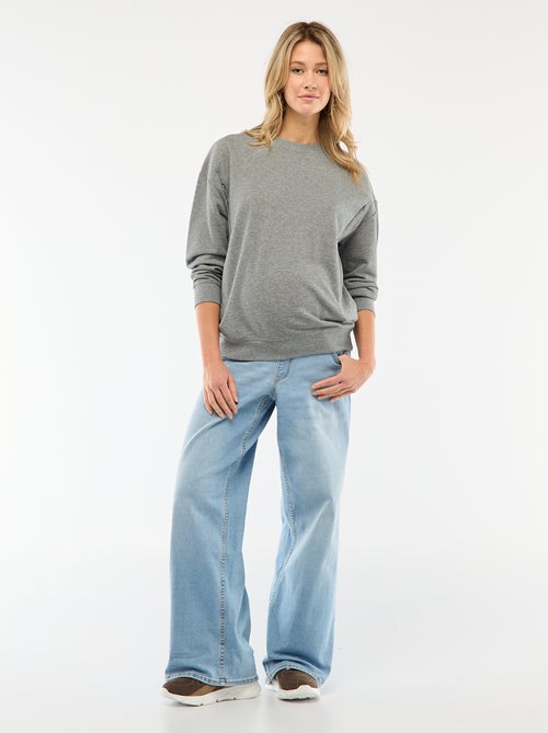 Sudadera de lactancia en felpa - Kiabi