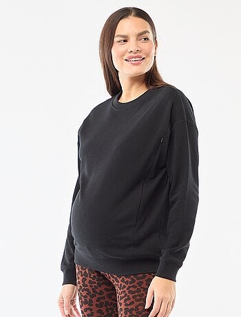 Sudadera de lactancia en felpa