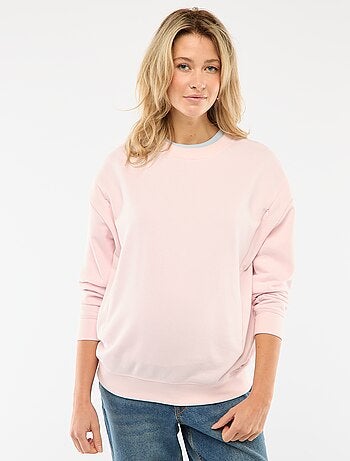 Sudadera de lactancia en felpa