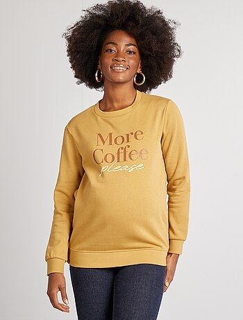 Sudadera de lactancia estampada
